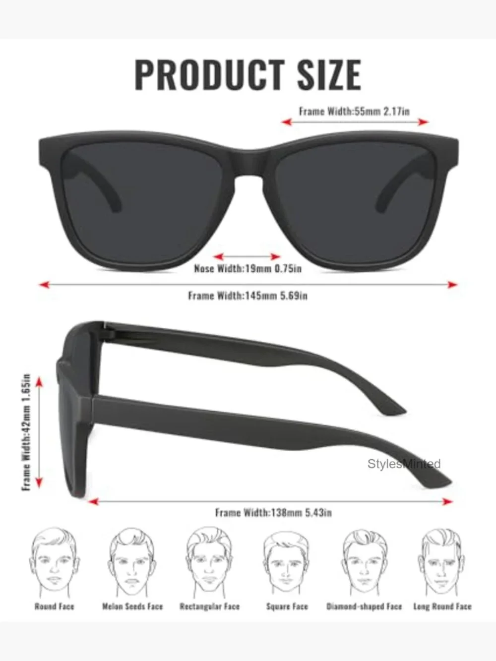Polarized Sunglasses for Driving Fishing UV Protection